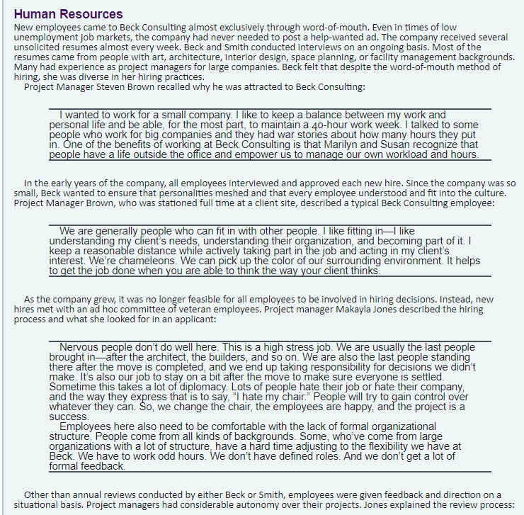 Discussion Questions 1. What do you expect will