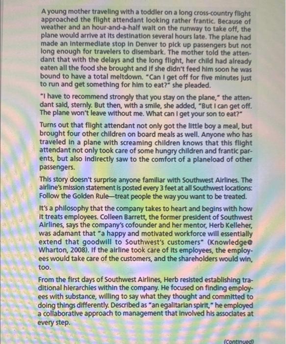 Q.1 . If one can describe the overall leadership