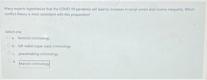 Many experts hypothesize that the COVID-19