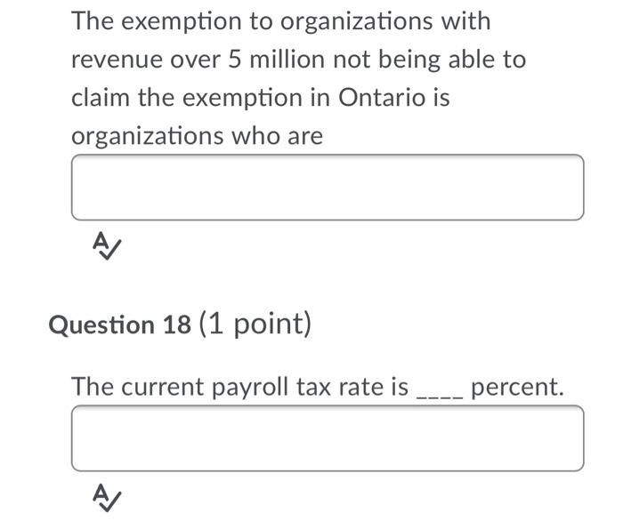 The exemption to organizations with revenue over