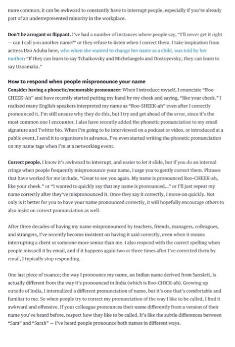 Assignment Questions (from the article below):