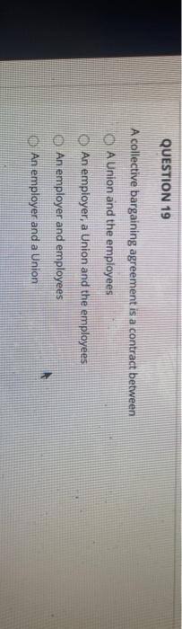 QUESTION 17 Arnold Romero works for United
