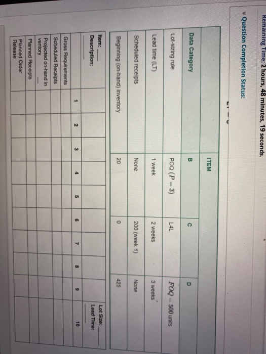 Question Completion Status: QUESTION 1 33.3