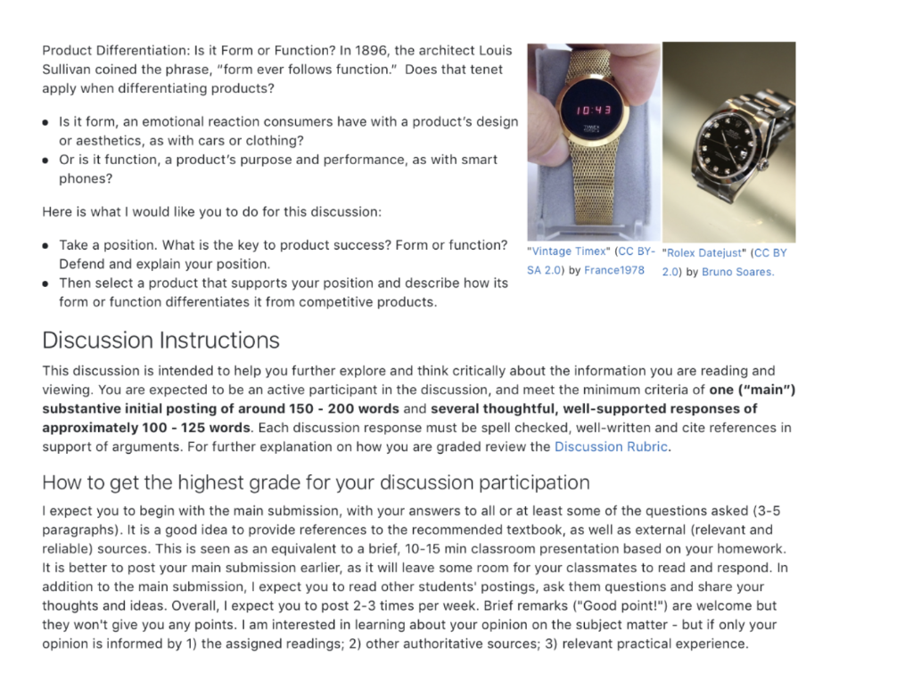 Product Differentiation: Is it Form or Function?
