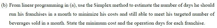 Can you answer question b? It's related with