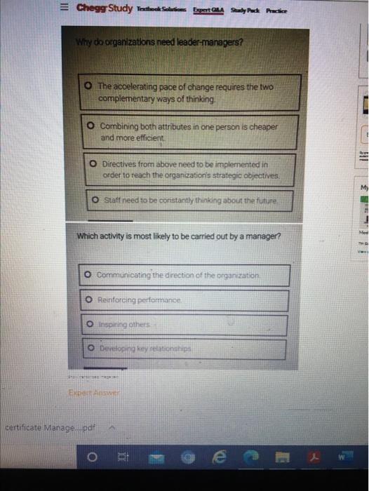 = Chegg Study Teatro Solution Expert BIA Study