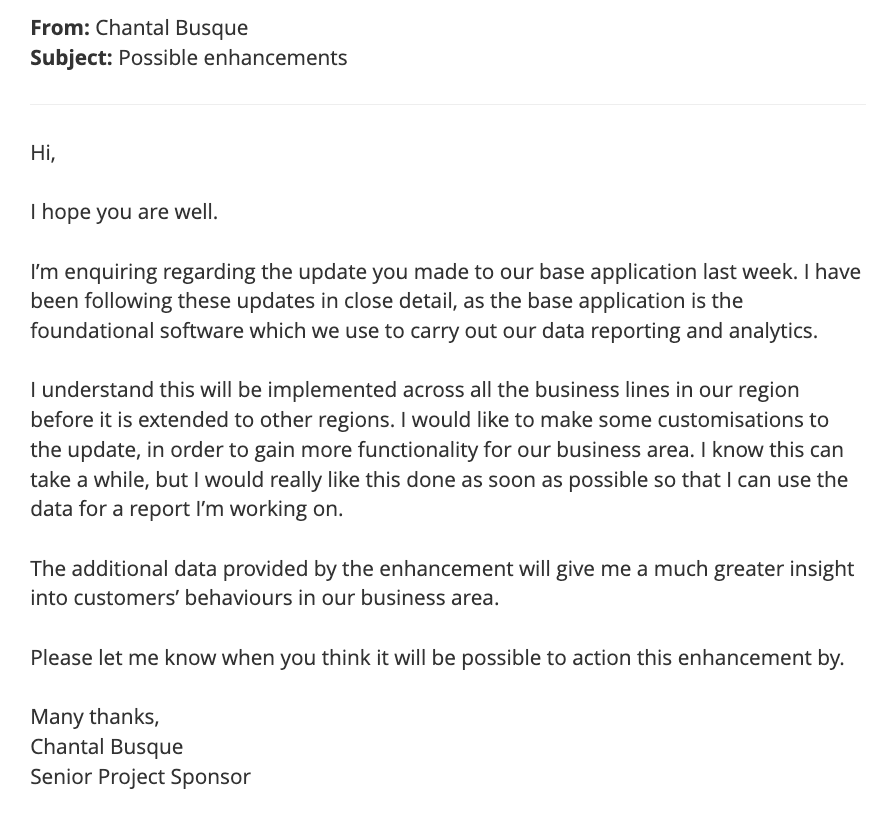 As you arrive for work, you start your day by