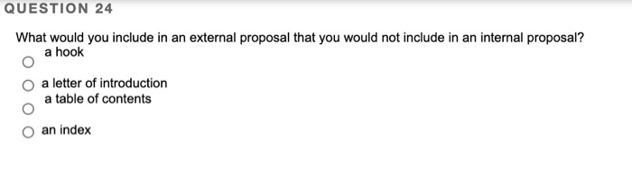 QUESTION 11 What are the three steps in preparing