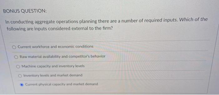 BONUS QUESTION: In conducting aggregate