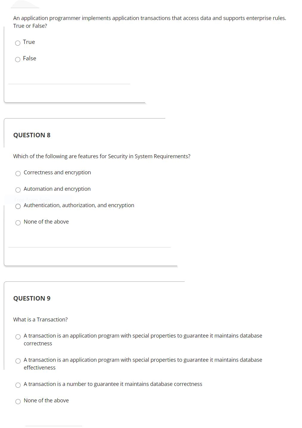 An application programmer implements application