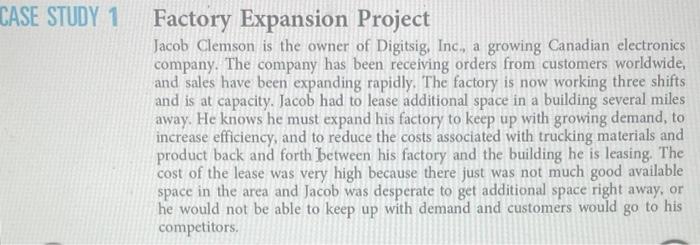 Please help me with Chapter 9 Case study 1 .