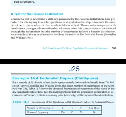 tion parameters. A Test for the Poisson