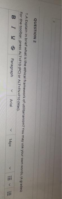 QUESTION 2 1.A Explain in brief what is the