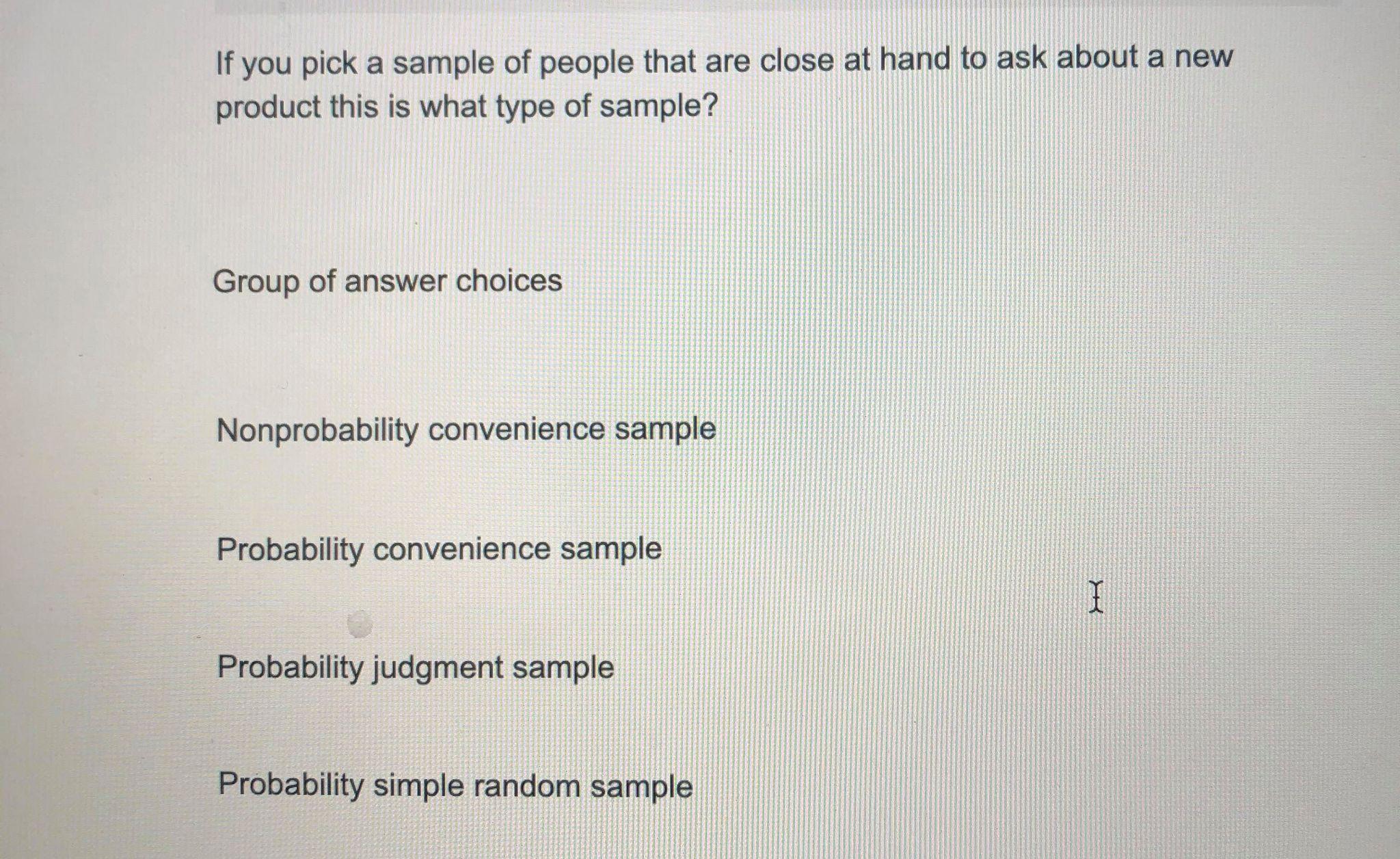 If you pick a sample of people that are close at
