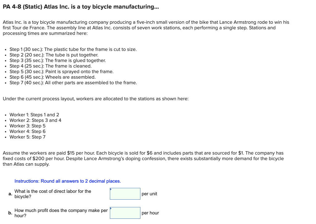 PA 4-8 (Static) Atlas Inc. is a toy bicycle