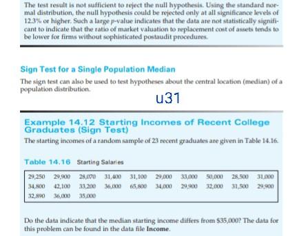 The test result is not sufficient to reject the