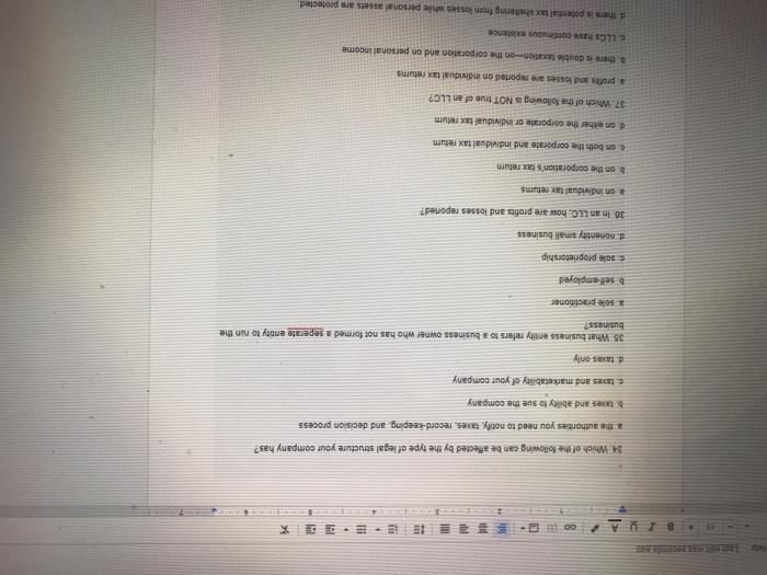 III . 34 Which of the following can be affected