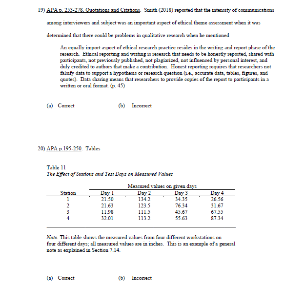 19) APA p. 253-278. Quotations and Citations.