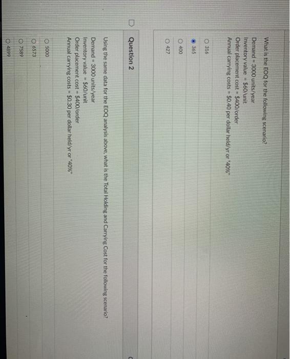 q2 that is all the information I have can it be