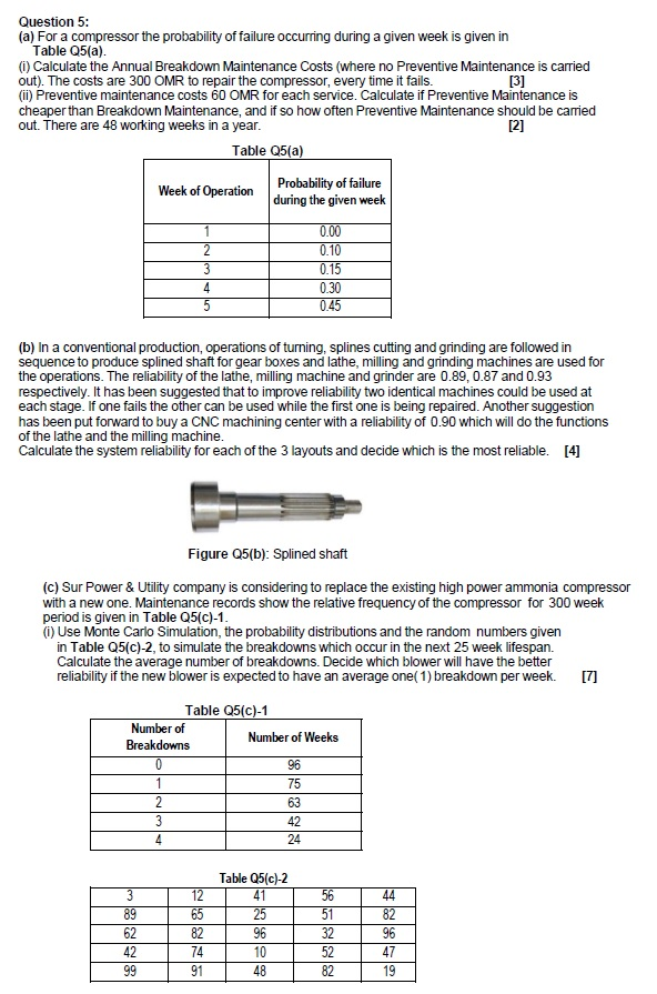 Please show all the steps with formula and