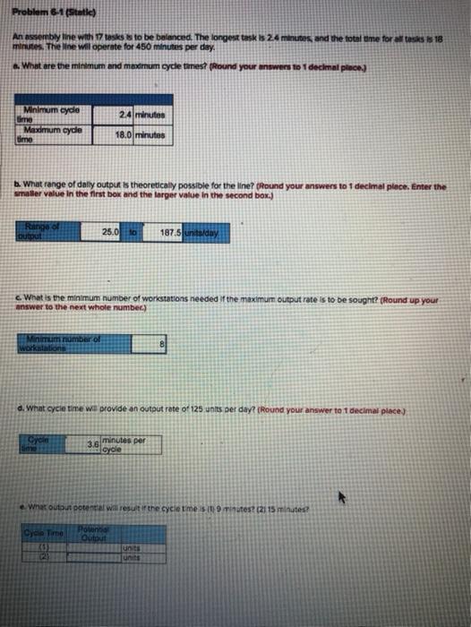 Need E. sorry, need B-E: Problem 6-1 (State) An