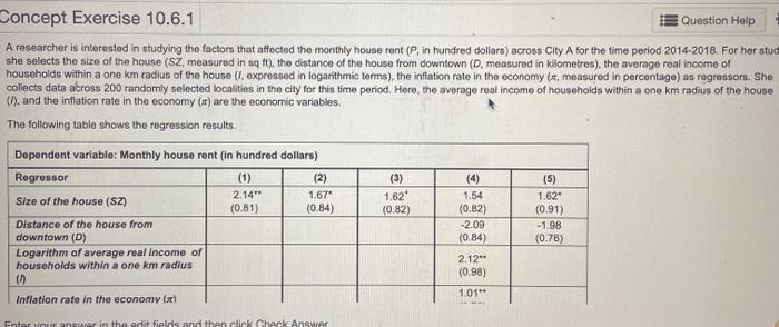 Please help very confused! Concept Exercise
