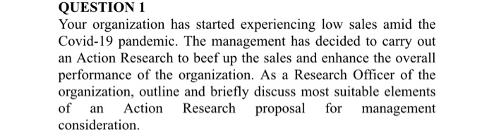 QUESTION 1 Your organization has started