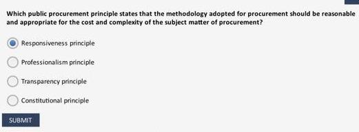 In which stage of the procurement process is