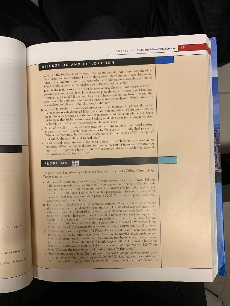 Problem 3 - Operations Management 183 CHAPTER 5