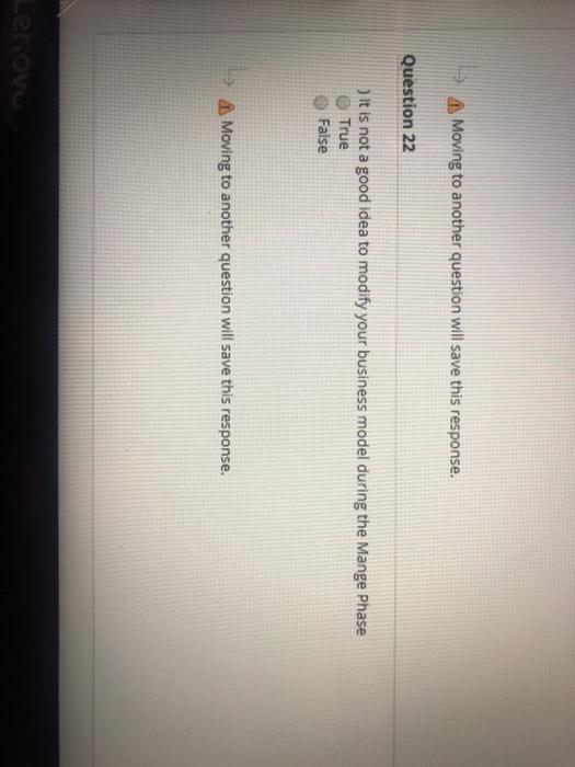 A Moving to another question will save this