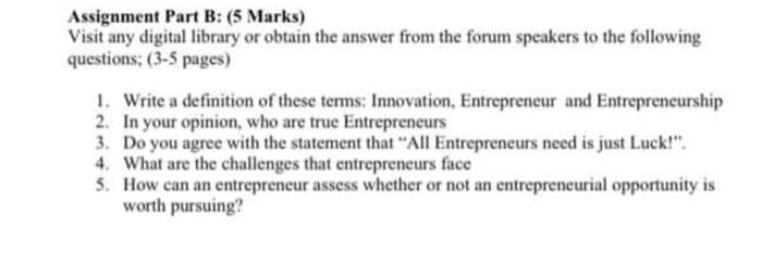 repost needed around 1200 words Assignment Part