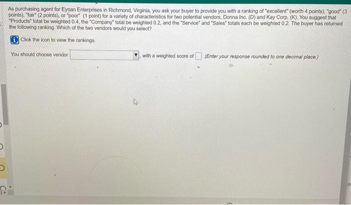 urgent please! As purchasing agent for Eynan