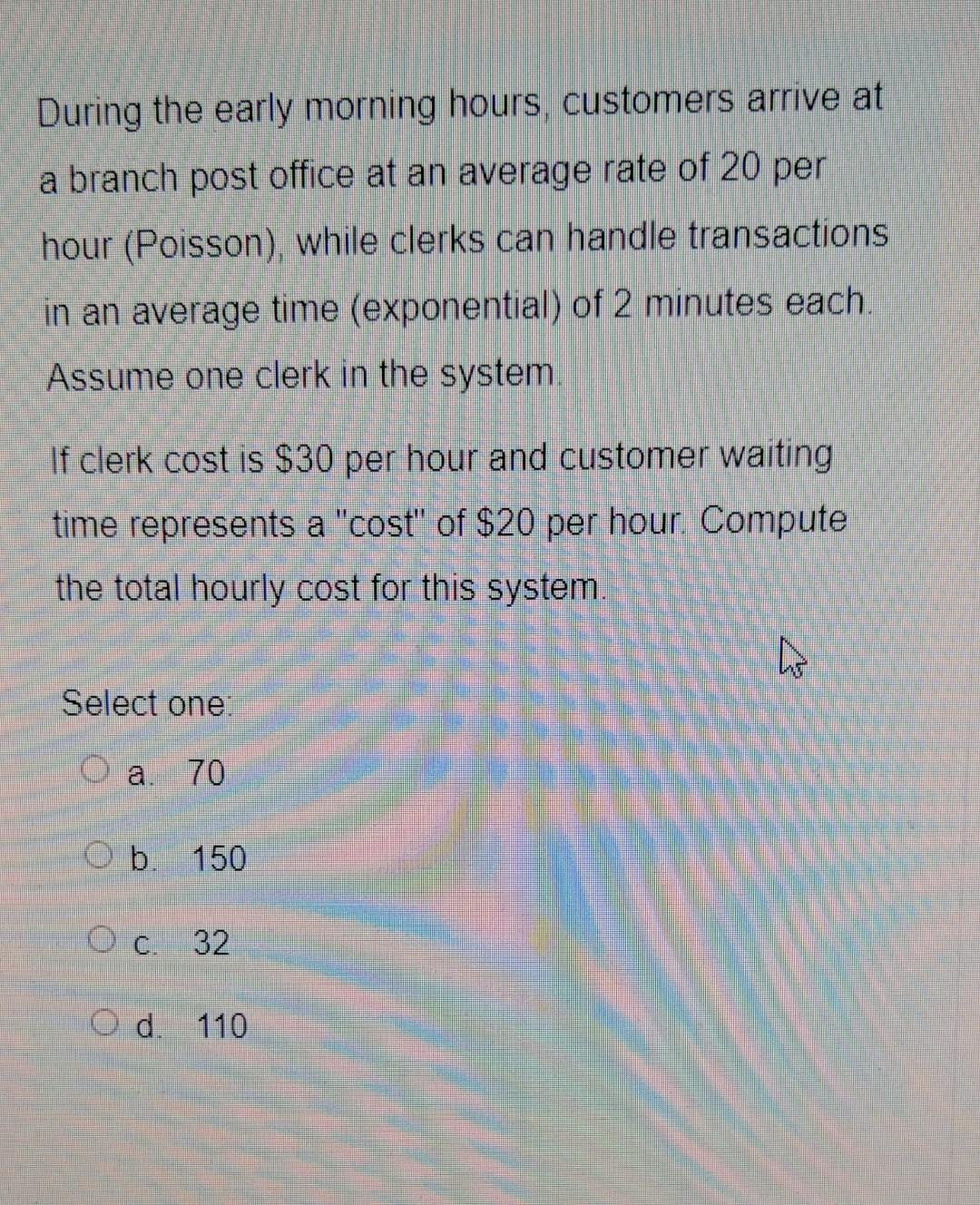 During the early morning hours, customers arrive