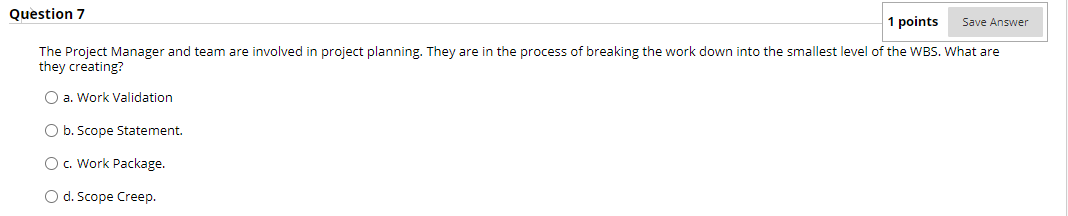 Question 6 1 points Save Answer The process of