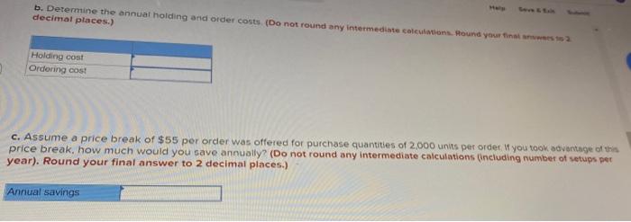 Submit Given the following information, formulate