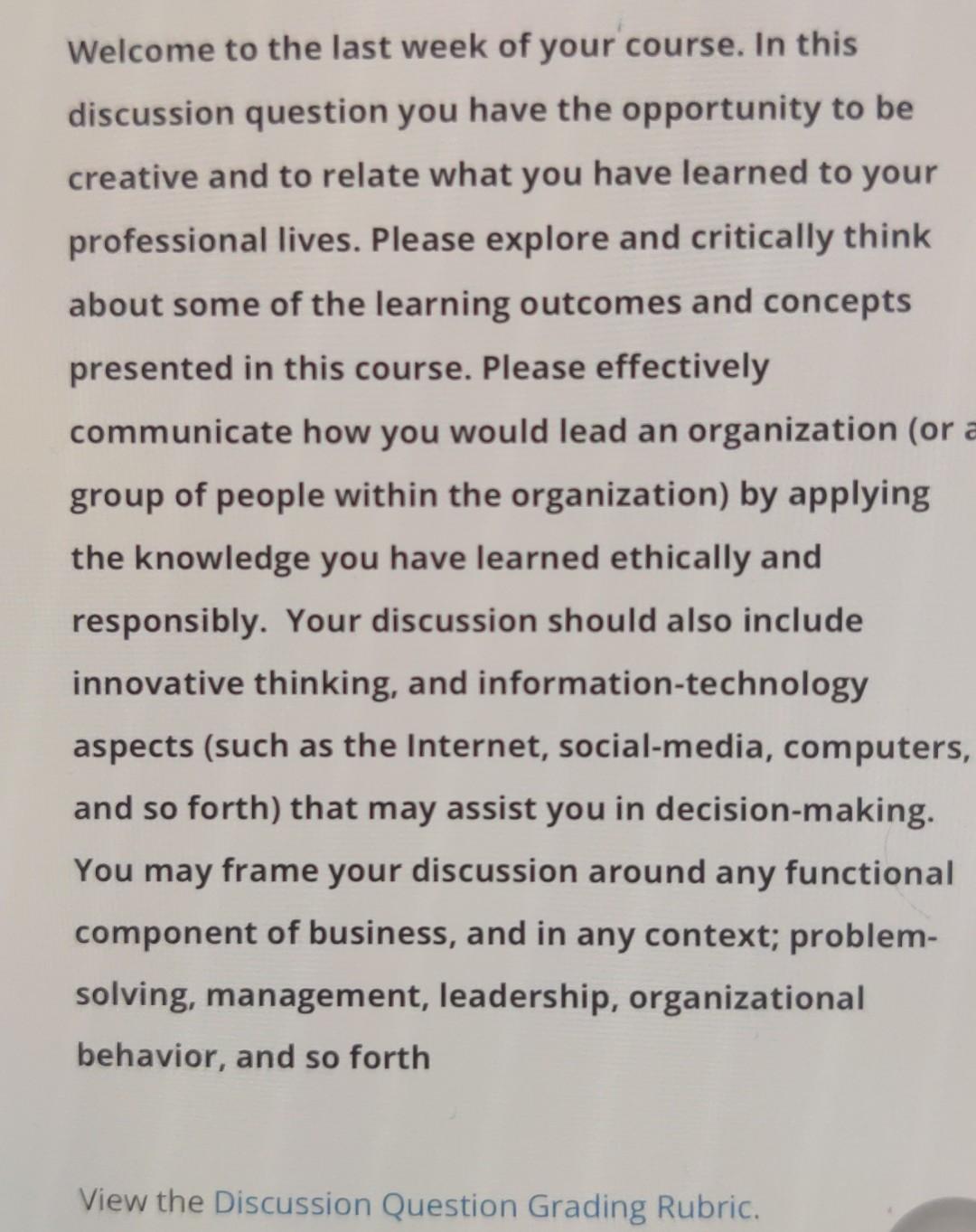 need DQ. Also please do provide references that