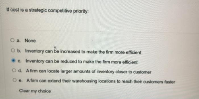 supply chain When the demand is less fluctuating,
