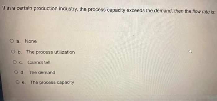 supply chain When the demand is less fluctuating,
