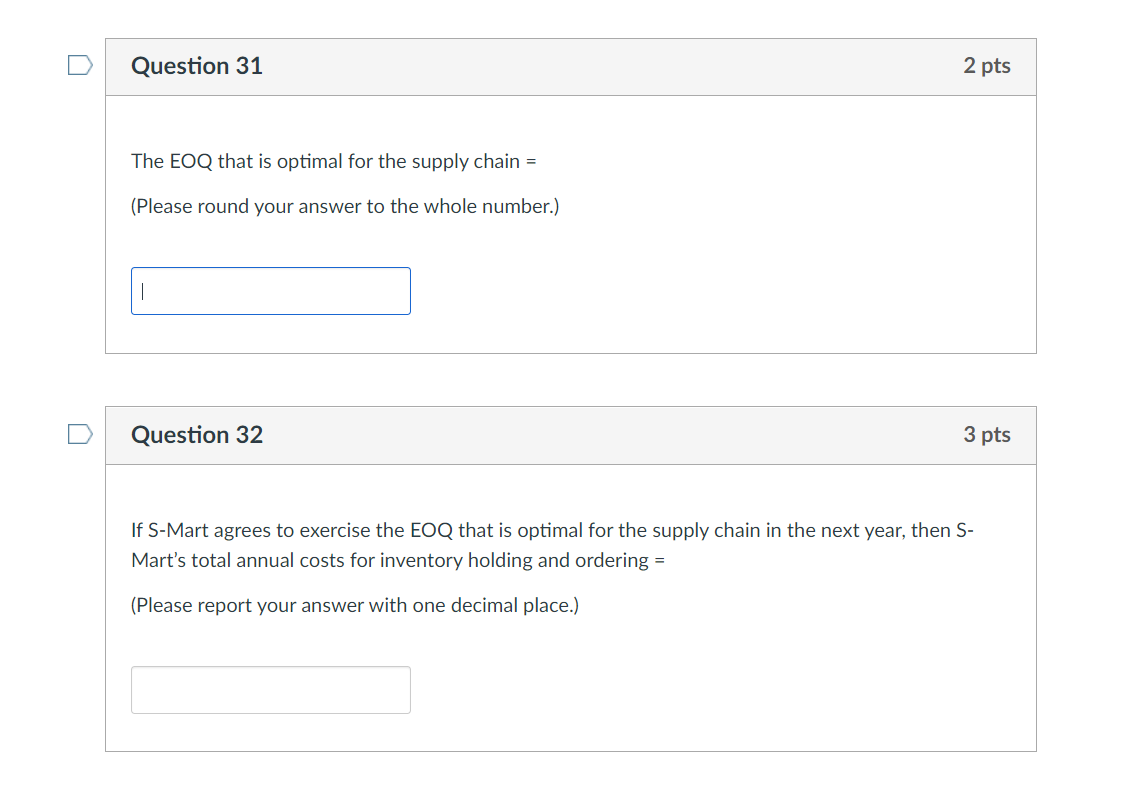 Problem Statement (Supply Chain Coordination,