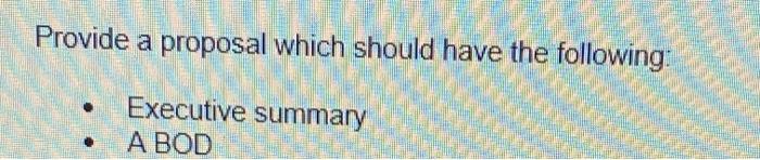 You have been asked to play the role of a Supply