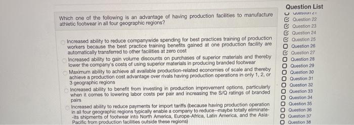 Which one of the following is an advantage of