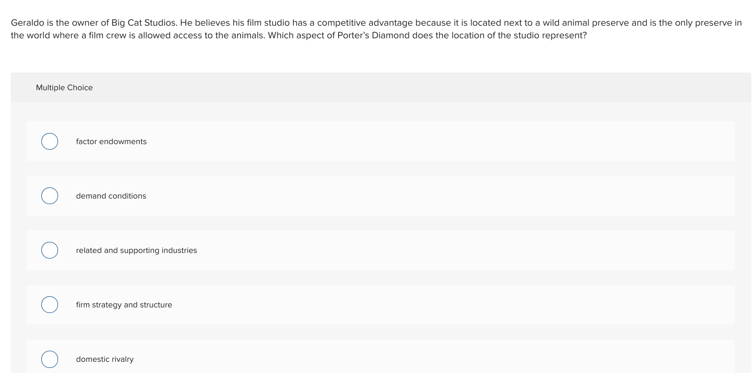 Michael Porter was interested in learning more