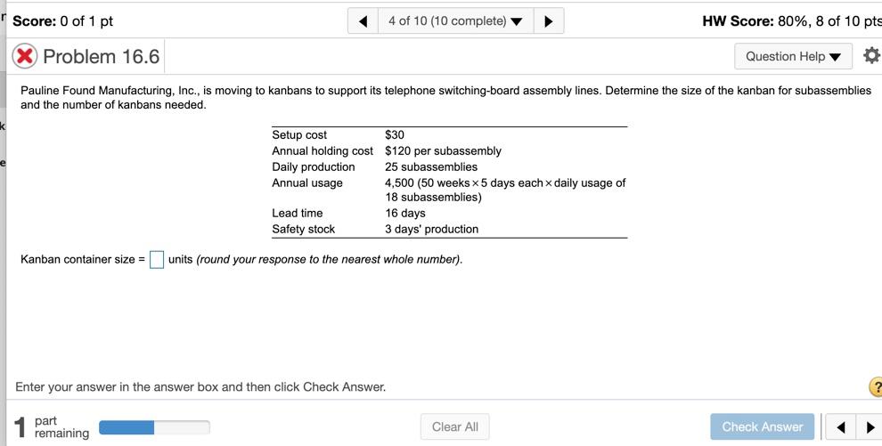 2 part question. Please answer both parts. Two