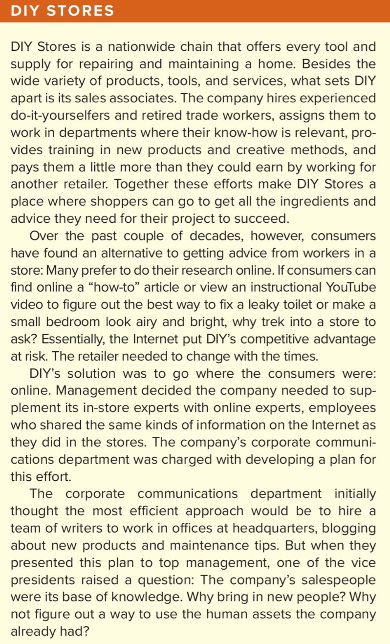 Please help me answer these questions to the case