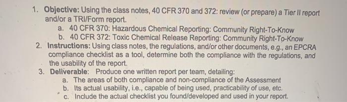 how would i make a tier II report with this