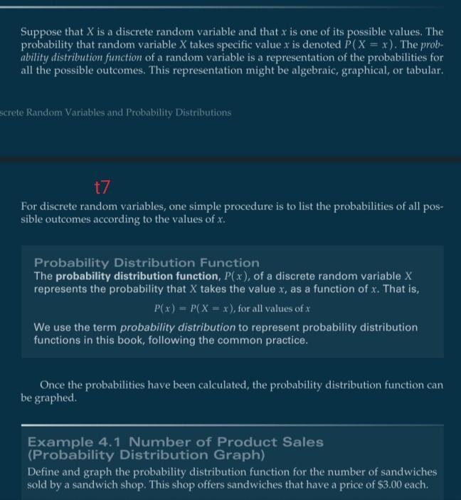 t Suppose that X is a discrete random variable