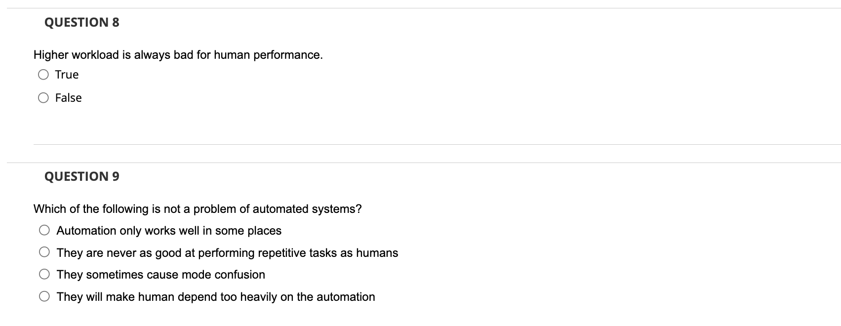Higher workload is always bad for human