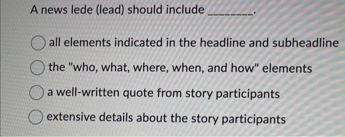 When sending out a press release it is