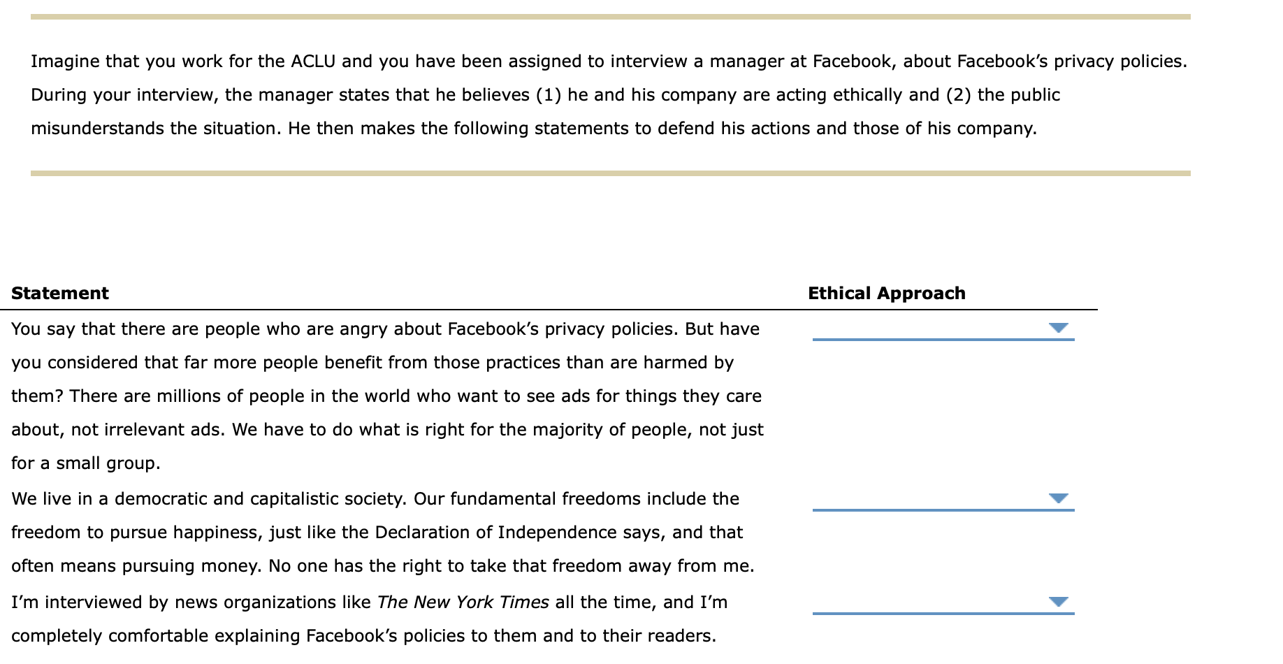 3. Frameworks for ethical decision making
