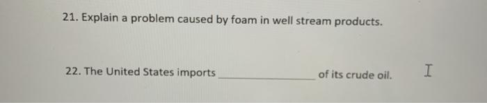 its for process technology 21. Explain a problem